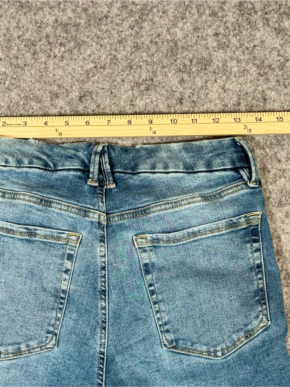 Good American Always Fits Good Legs Straight Jeans - Size 6-12, Distressed - Picture 9 of 13